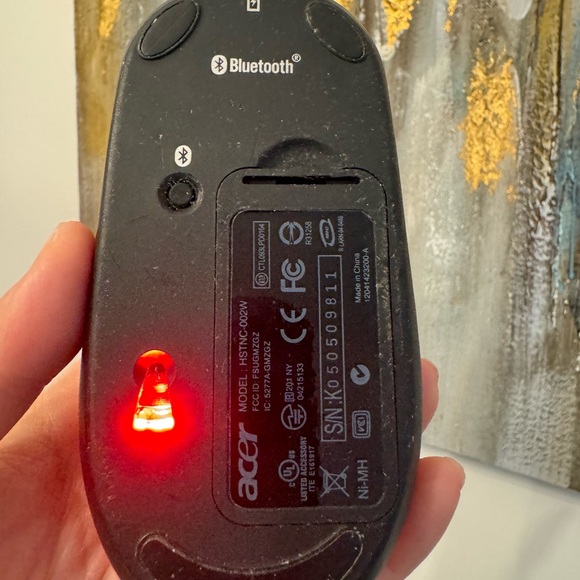 Like New Acer Bluetooth Mouse Ferrari Design - Picture 3 of 5